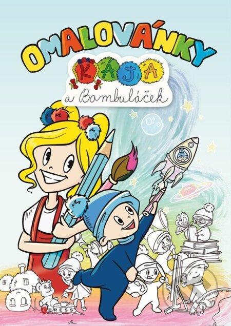 Kája a Bambuláček – Omalovánky - Štěpánka Koblížková