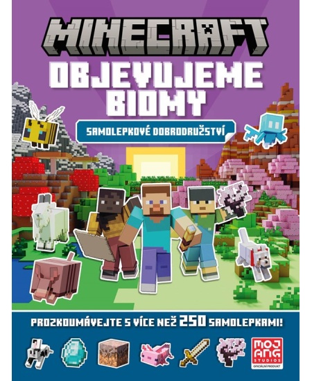 Minecraft - Objevujeme biomy - Samolepkové dobrodružství - kolektiv