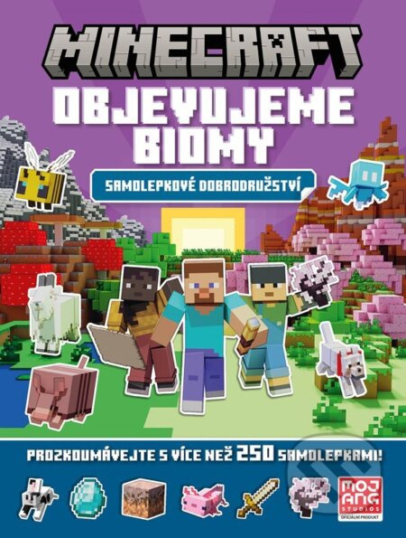 Minecraft - Objevujeme biomy - Samolepkové dobrodružství - kolektiv
