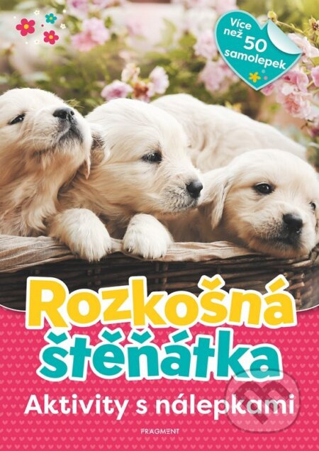 Aktivity s nálepkami – Rozkošná štěňátka - Cuberdon - kniha z kategorie Úkoly pro děti