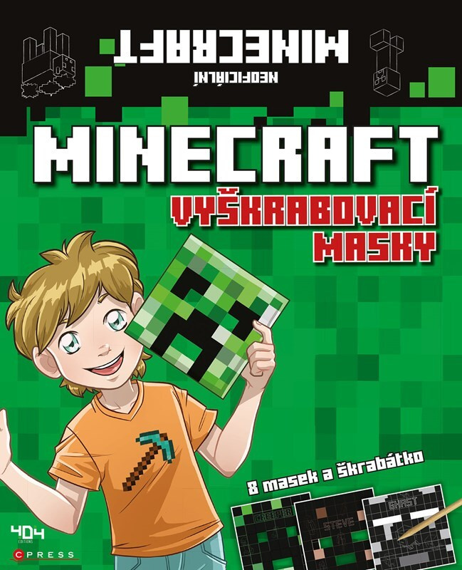 Vyškrabovací masky: Minecraft CPRESS