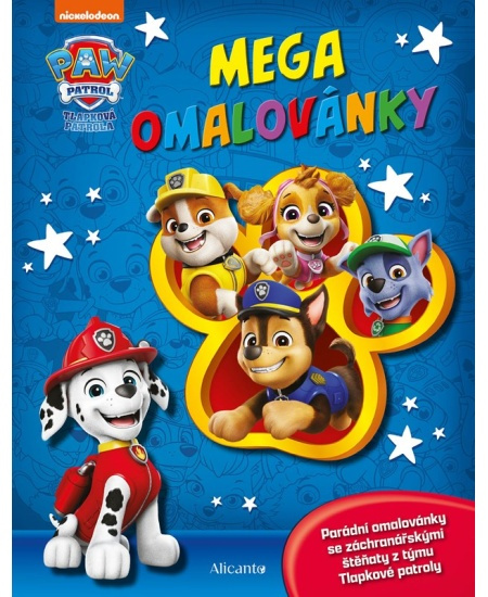 Tlapková patrola - Mega omalovánky