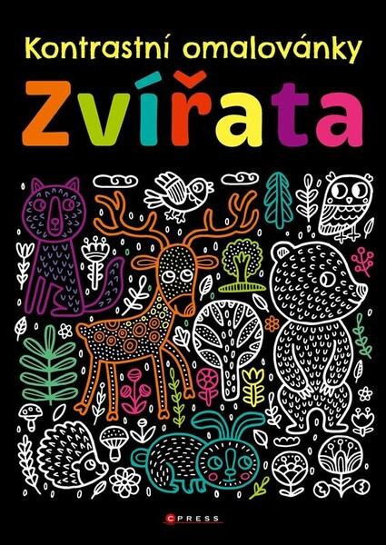 Kontrastní omalovánky – Zvířata - kolektiv