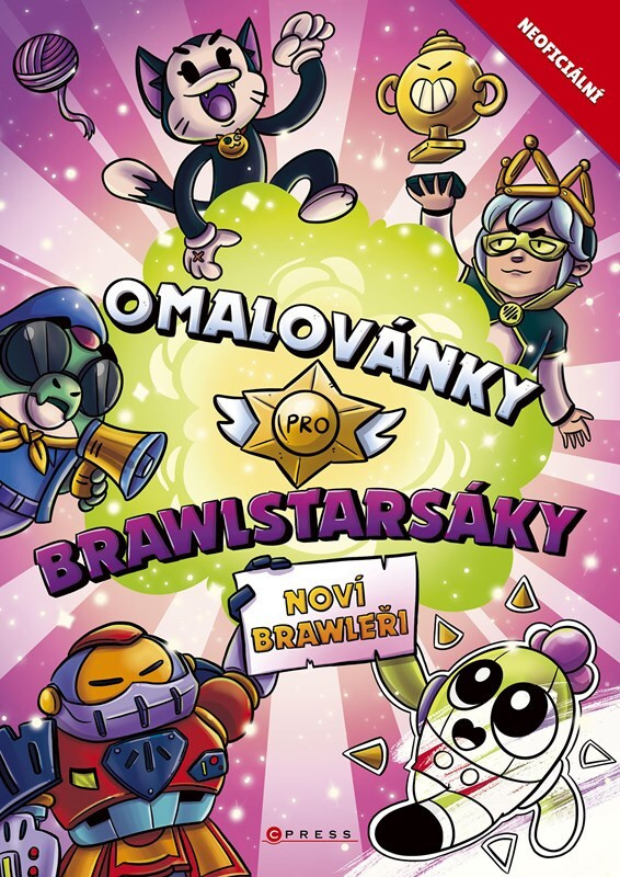 Omalovánky pro Brawlstarsáky Noví brawleři - Pavla Filip Navrátilová