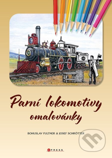Parní lokomotivy omalovánky - Josef Schrötter