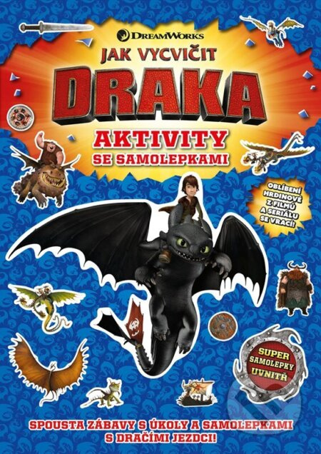 Jak vycvičit draka - Aktivity se samolepkami - kniha z kategorie Úkoly pro děti