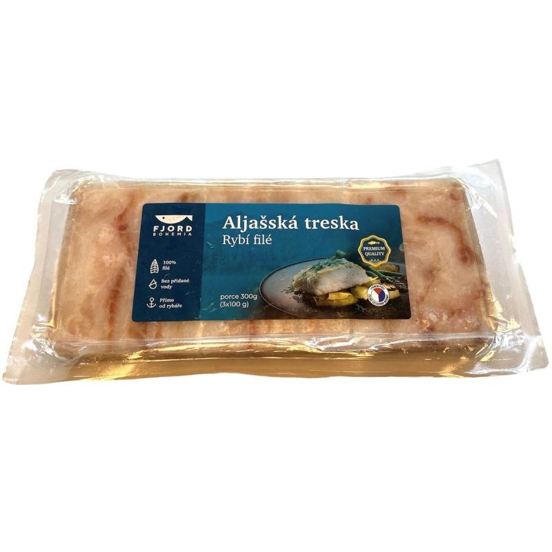 Filé porce z Aljašské tresky 3×100 g