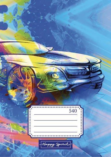 Školní sešit 540 Auto - Sešity Euromedia Group, a.s.