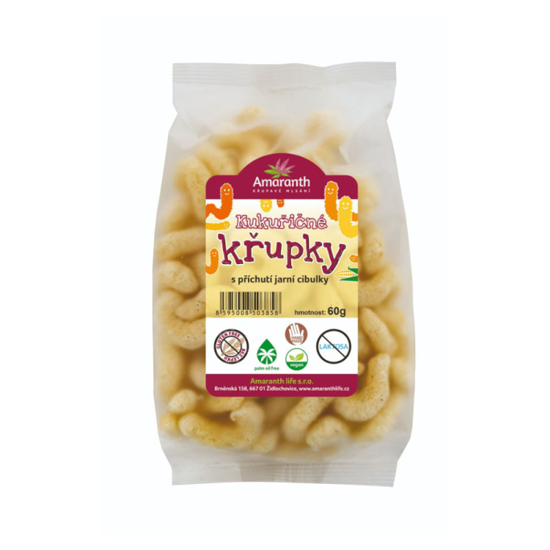 AMARANTH Křupky jarní cibulka a zakysaná smetana 50 g