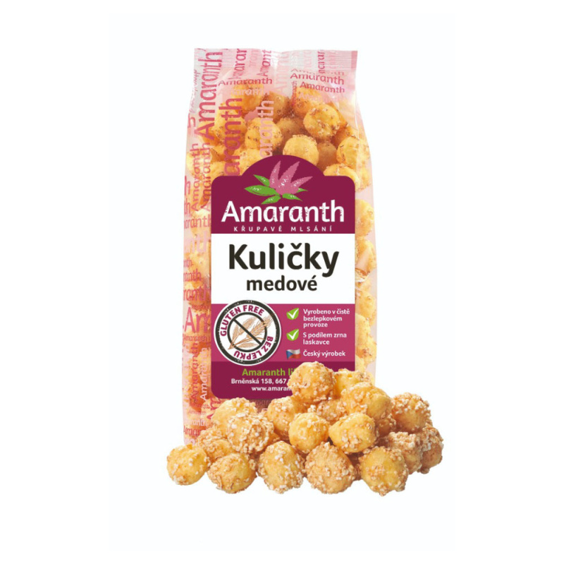 AMARANTH Kuličky medové 100 g