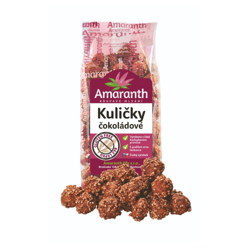 AMARANTH Kuličky čokoládové 100 g