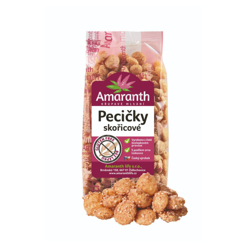AMARANTH Pecičky skořicové 100 g