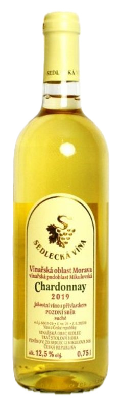 ZD Sedlec Sedlec Chardonnay Pozdní sběr 2020