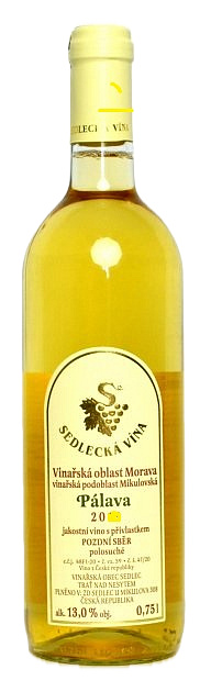 ZD Sedlec u Mikulova Sedlec Pálava Pozdní sběr 2021