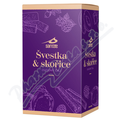 Santée Švestka & skořice porcovaný čaj 20x2 g