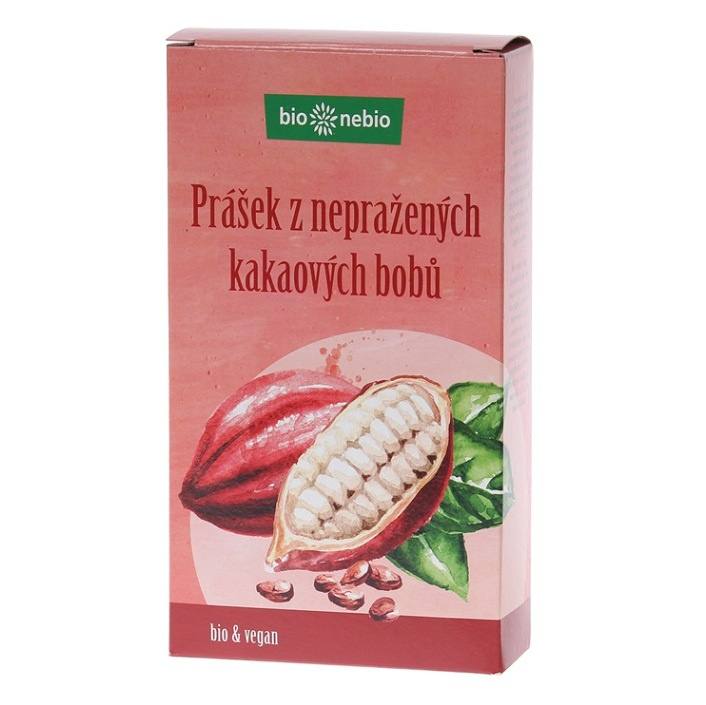 BIO NEBIO Prášek z nepraženého kakaa BIO 150 g