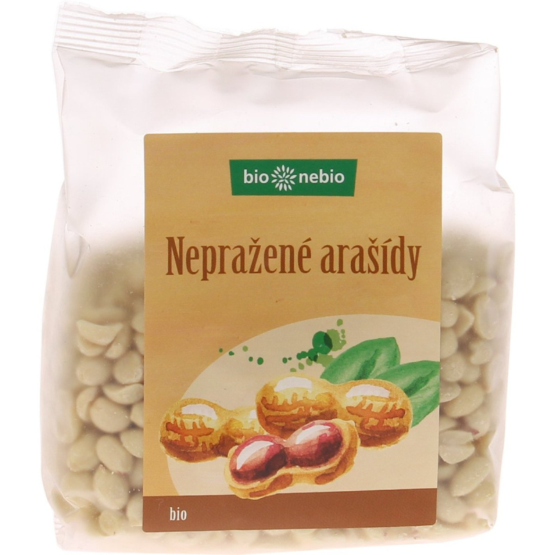 Bionebio BIO Arašídy loupané nepražené