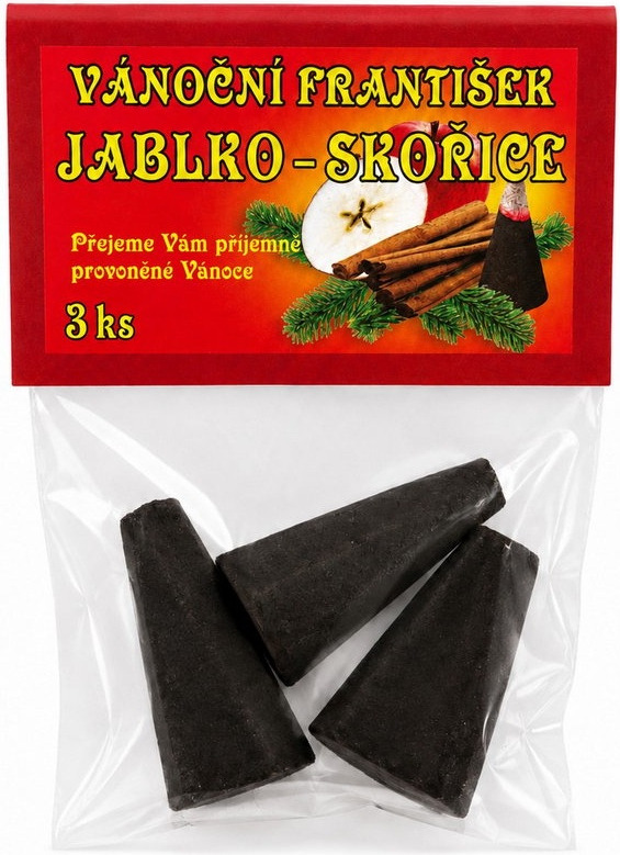 Vánoční františky Jablko a Skořice 3 ks Anděl Přerov s.r.o.