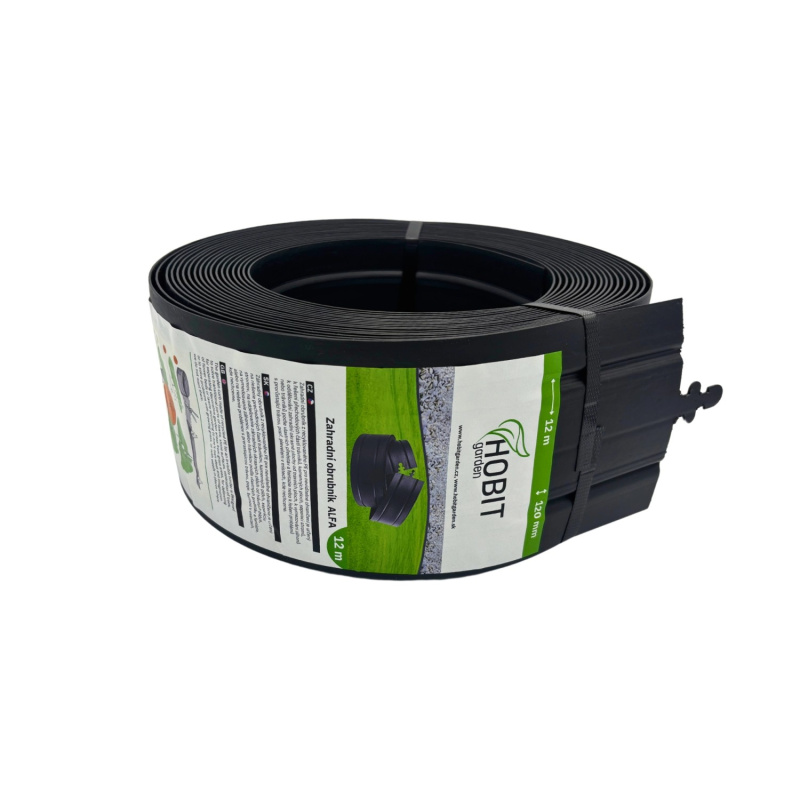 HOBIT garden Zahradní obrubník ALFA 12 cm x 12 m