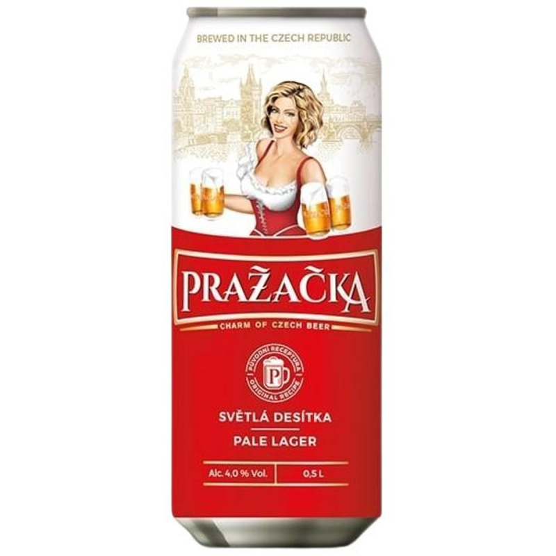 Bakalář Pražačka výčepní světlé plech