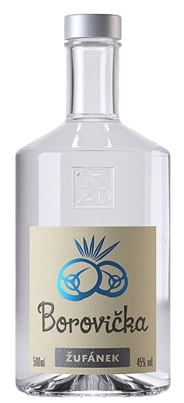 Borovička Žufánek 45 % 0,5 l