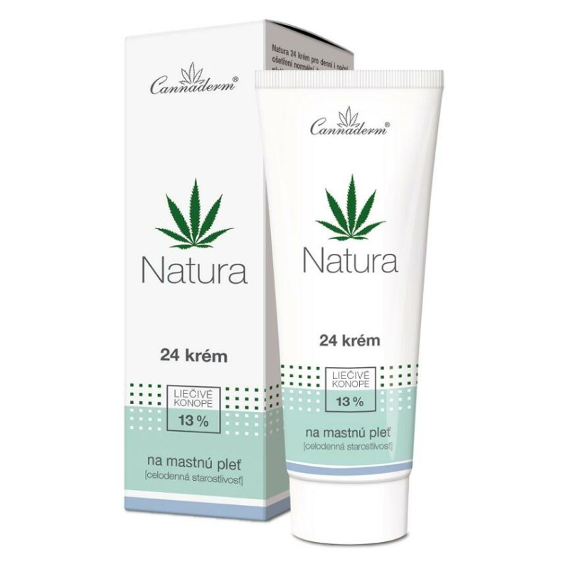 CANNADERM Natura 24 krém na mastnou pleť 75 g