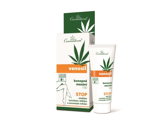 Cannaderm Venosil konopné mazání, 100 ml