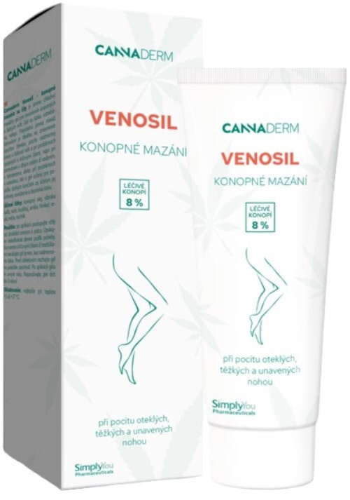 Cannaderm Venosil konopné mazání, 100 ml