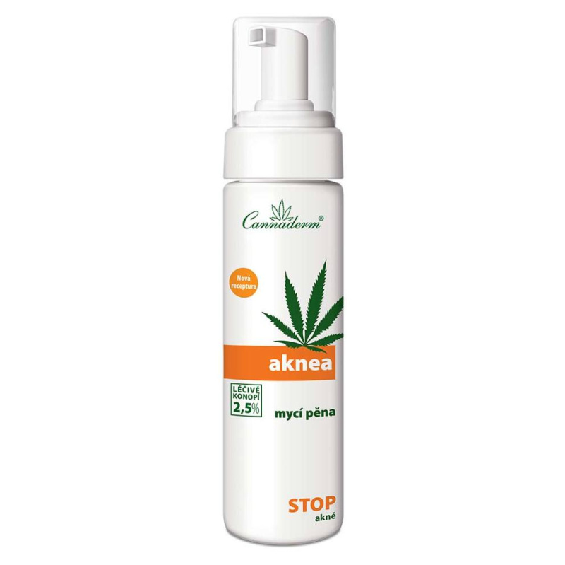 CANNADERM Aknea mycí pěna 180 ml