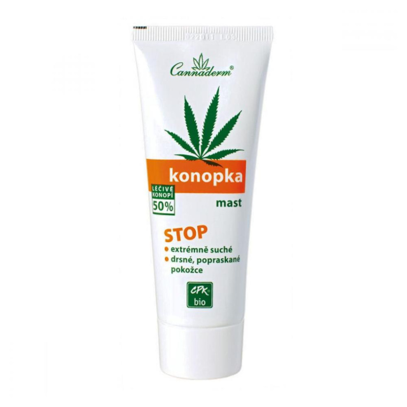 CANNADERM Konopka Mast pro suchou pokožku 75 g