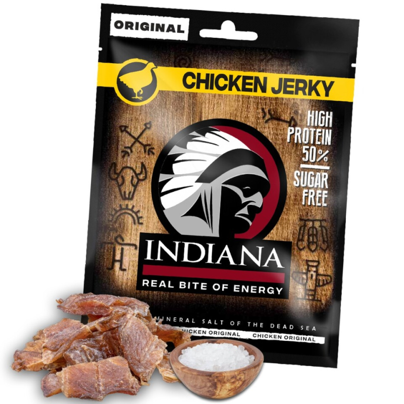 INDIANA Jerky kuřecí Original ZIP 90g