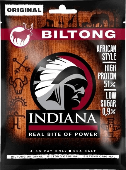 INDIANA Biltong hovězí Original 80g