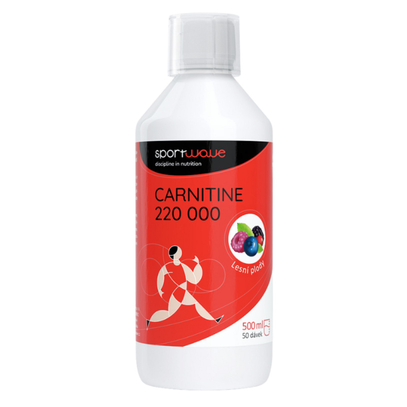 SportWave Carnitine 220 000 500 ml - pomeranč