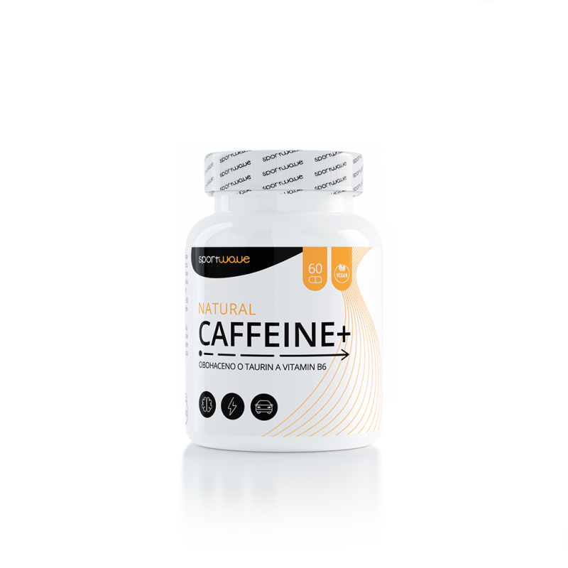 Sportwave Natural Caffeine+ (přírodní kofein + taurin + B6) 60 tablet