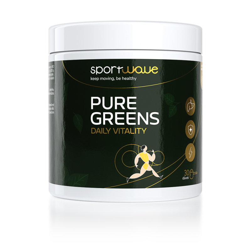 SportWave PURE GREENS DAILY VITALITY 300 g - citron/ limetka