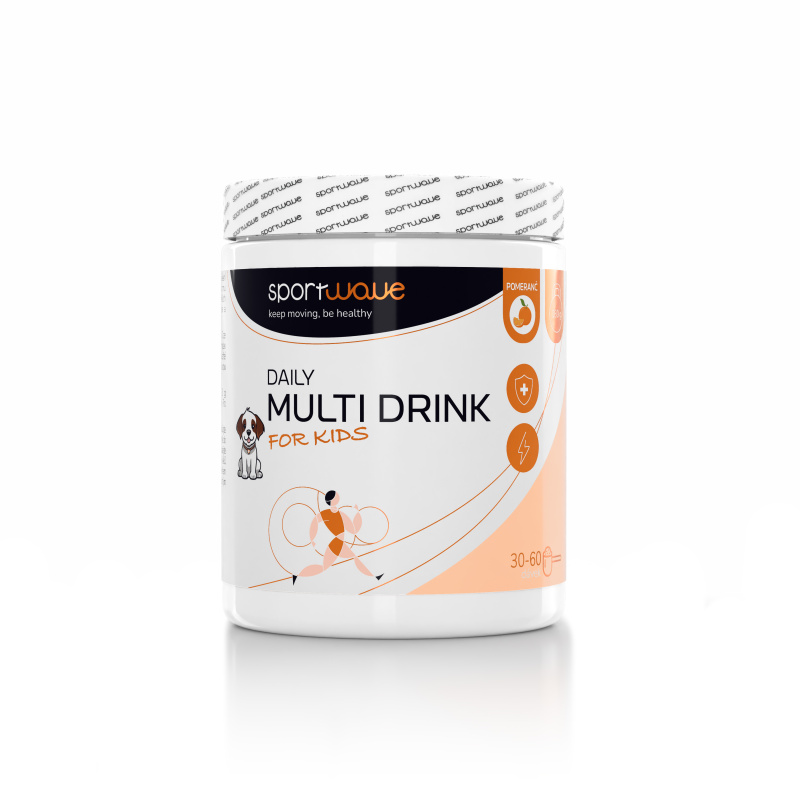 Sportwave Daily Multidrink For Kids 180 g - pomeranč