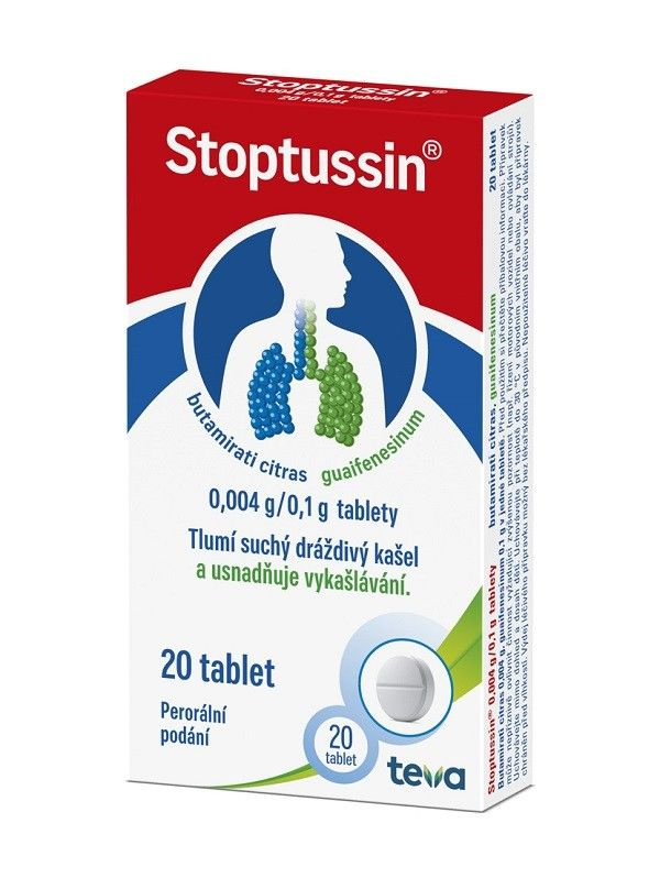 STOPTUSSIN 0,004g/0,1g 20 tablet
