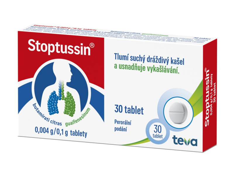 STOPTUSSIN 0,004G/0,1G Tableta 30