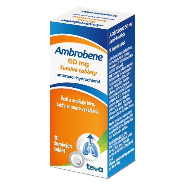 AMBROBENE 60mg šumivé tablety 10 kusů
