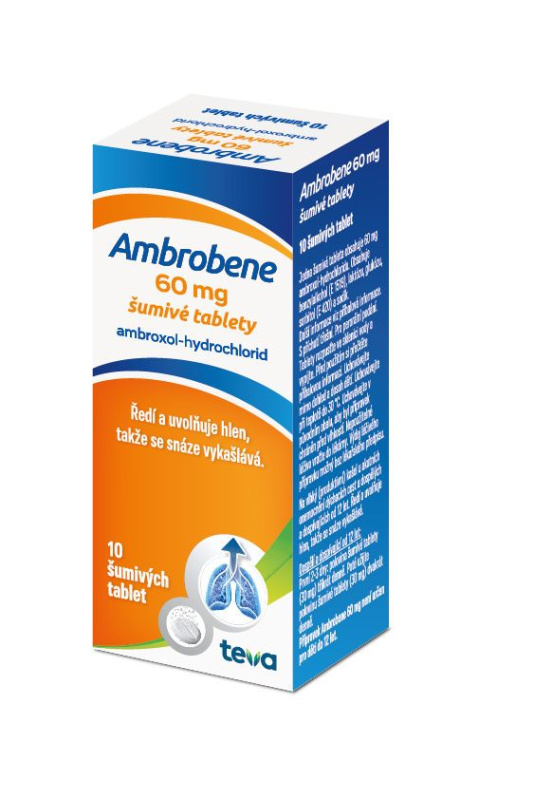 AMBROBENE 60mg šumivé tablety 10 kusů