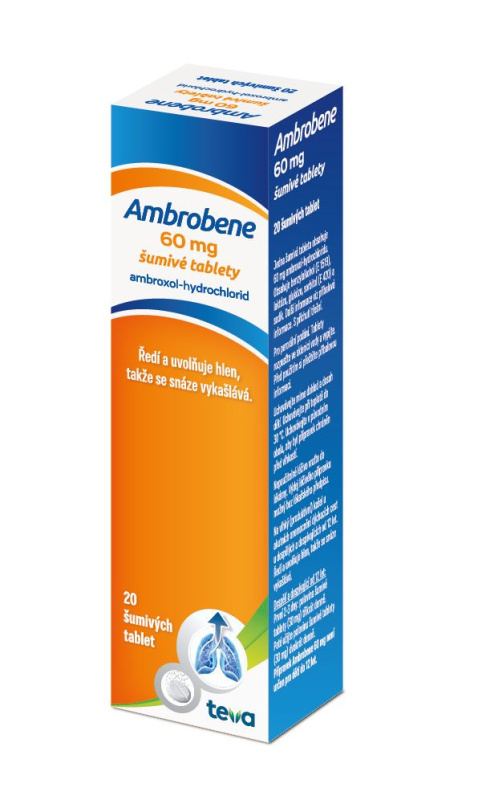 AMBROBENE 60mg šumivé tablety 20 kusů