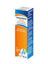 AMBROBENE 60mg šumivé tablety 20 kusů