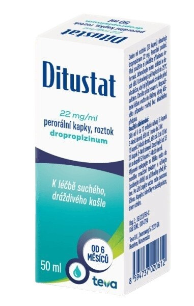 DITUSTAT Kapky, roztok  22mg/ml 50 ml