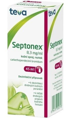 SEPTONEX 8.3mg/ml sprej v roztoku 45 ml