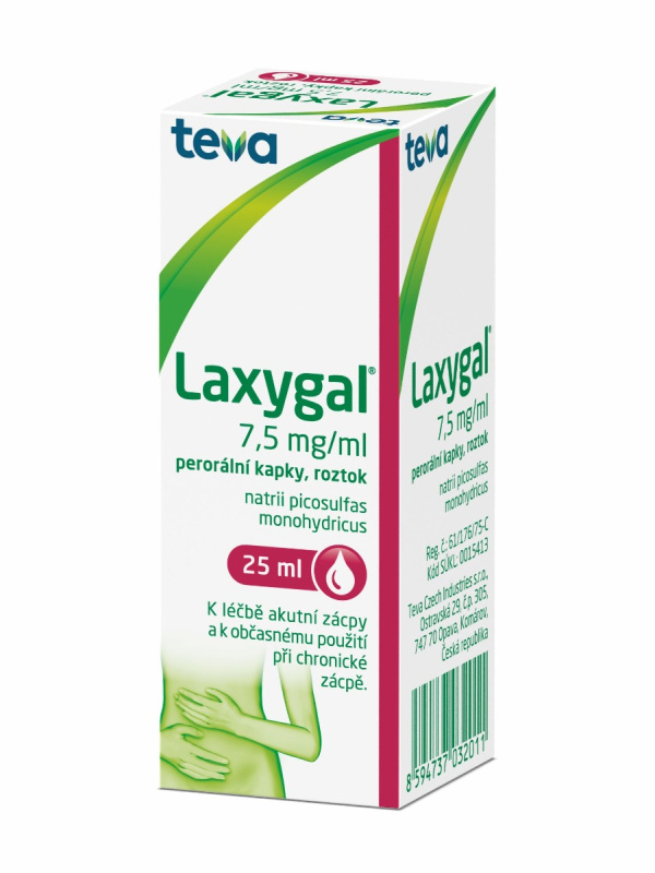 LAXYGAL Kapky, roztok 7.5mg/ml 25ml