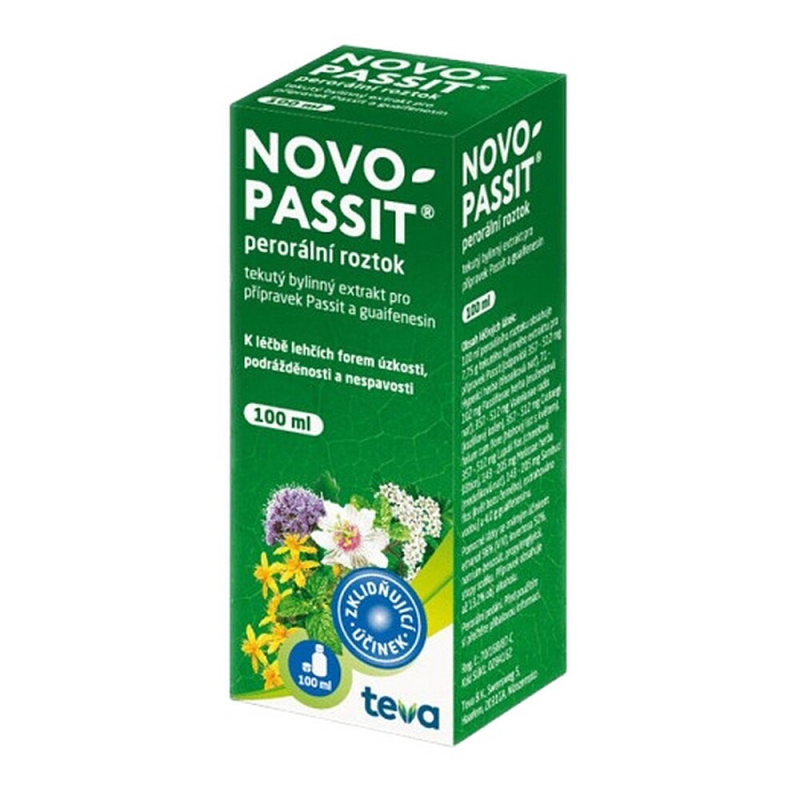 NOVO-PASSIT 77,5MG/ML+40MG/ML perorální roztok 1X100ML