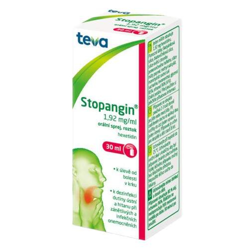 STOPANGIN Ústní sprej 1.92mg/ml 30 ml