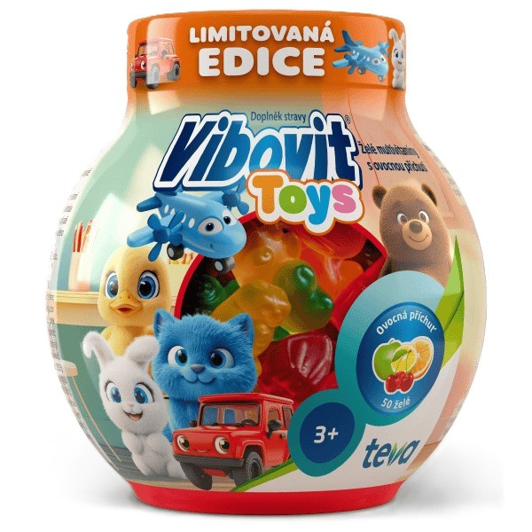 VIBOVIT Toys želé bonbóny multivitamín 50 kusů