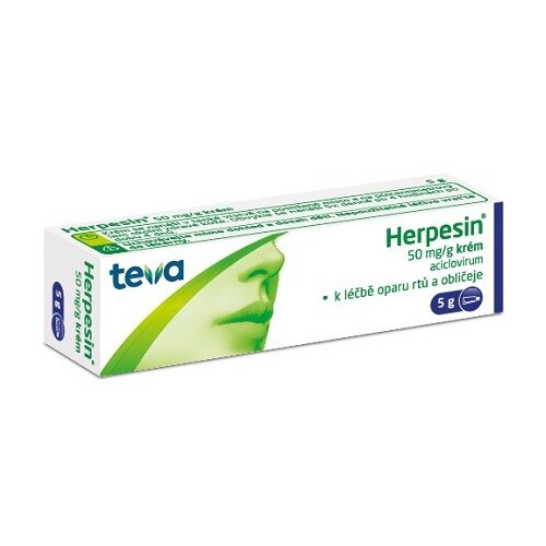 HERPESIN 5% Krém 5 g