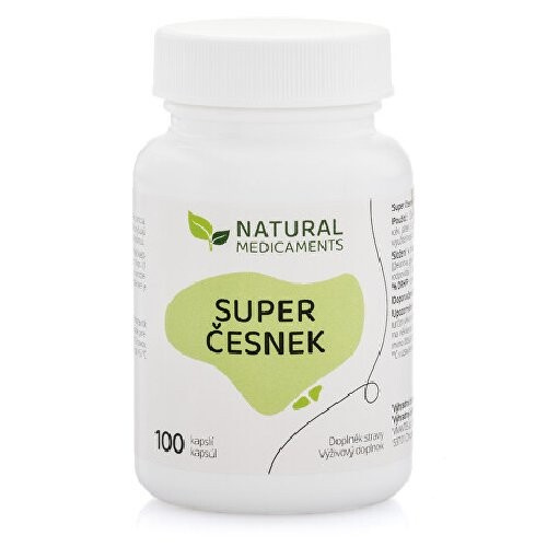 NATURAL MEDICAMENTS Super česnek 100 tablet
